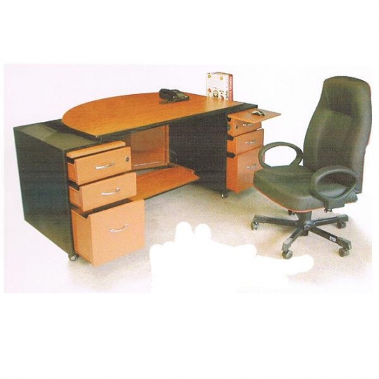 PODREJ Executive Office table with Particle Board top(T-37A)