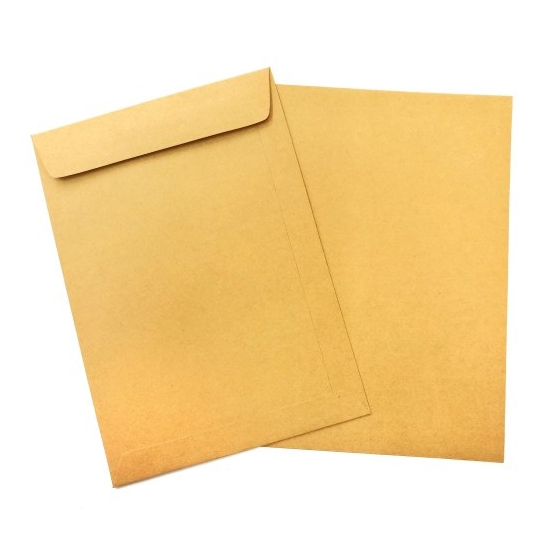 A4 size envelope golden brown kham pack of 50 pcs 