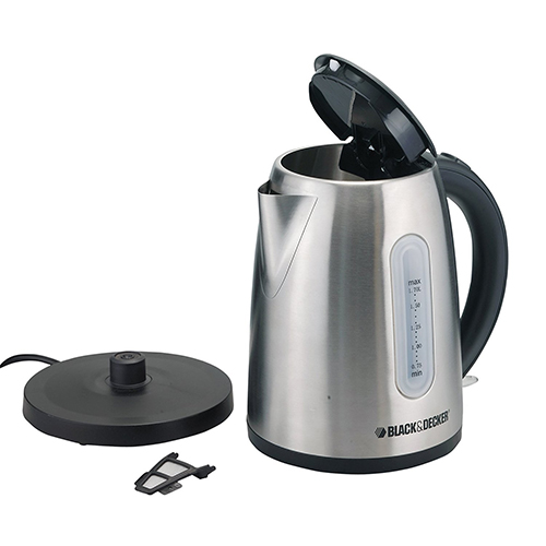 Black &amp;amp; Decker JC400 1.7 Ltr Stainless Steel Electric Kettle