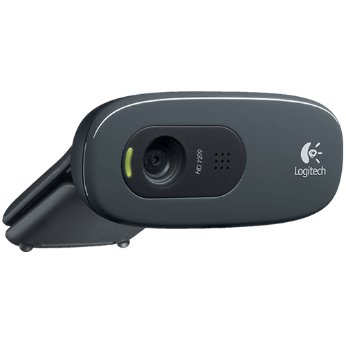 LOGITECH C270 HD Webcam Black