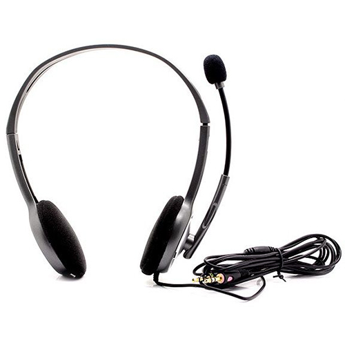 LOGITECH H111 Full Stereo PC Headset - Black