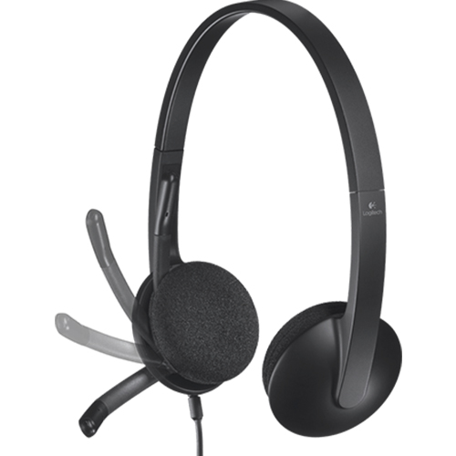 LOGITECH H340 Stereo USB Headset - Black