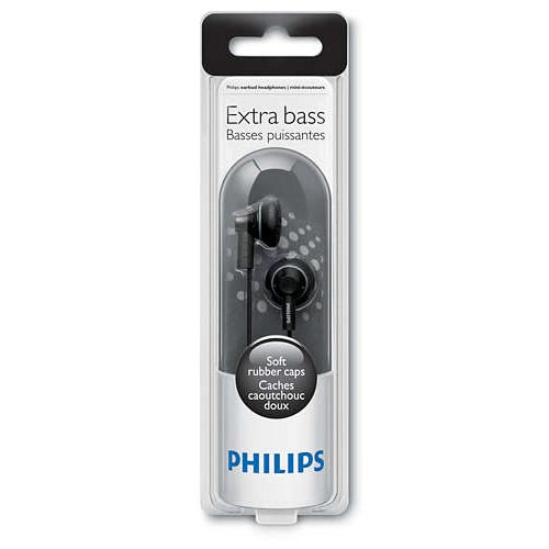 PHILIPS SHE3000BK/10 In-Ear Headphone- Black