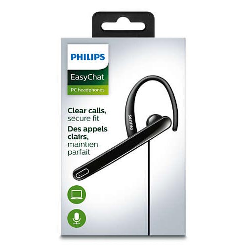PHILIPS SHM2100U/97 Ear-Hook PC Headset- Black