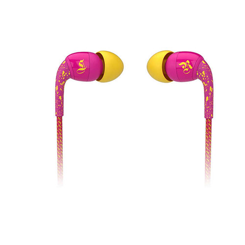PHILIPS THE SHOTS SHO1100PK/10  O&amp;#039;Neill in-ear Headphone- Pink &amp;amp; Yellow
