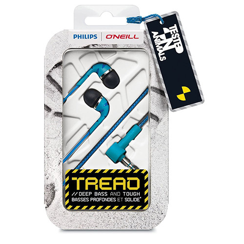 PHILIPS THE TREAD SHO2200BL/10  O&amp;#039;Neill in-ear Headphone- Blue