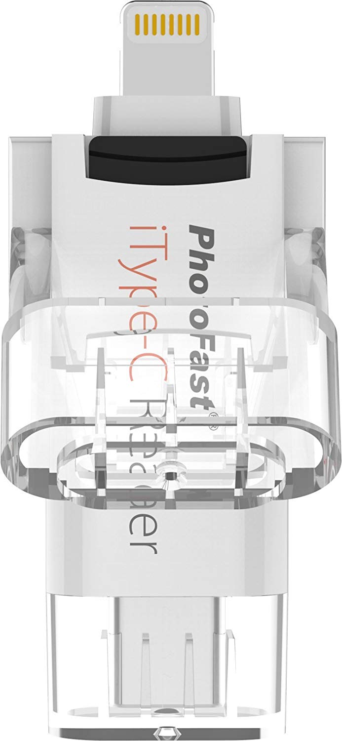 PhotoFast iType-C Reader (Lightning &amp;amp; USB-C) incl. USB and microUSB Adapter