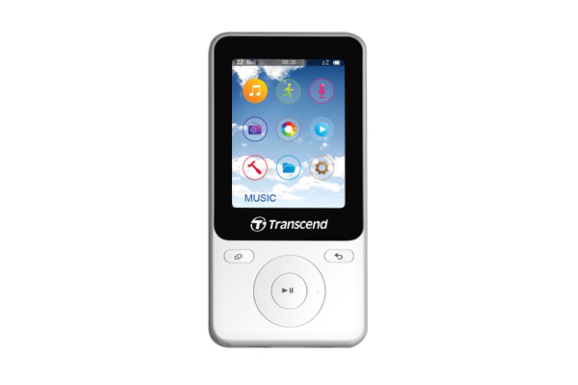 TRANSCEND MP710W-8GB G-Senser Step Counter/FM Radio Recording, Voice Recording MP4 Player
