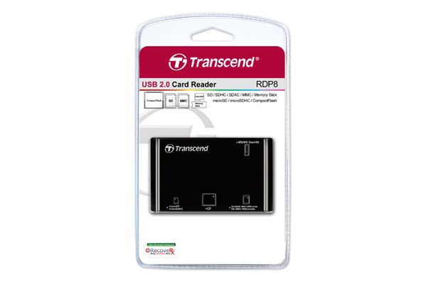 TRANSCEND RDP8- SD,CF,MicroSD, MemoryStick,Card Reader