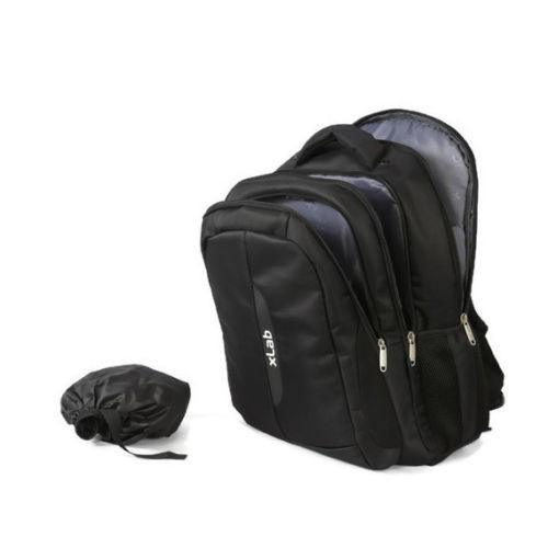 X-LAB XLB-1435AR  Laptob Backpack with RainCover- Black