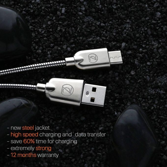 ZECEEN METAL MICRO USB CHARGER CABLE