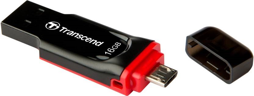 TRANSCEND JetFlash 340 / 16GB/ USB 2.0 OTG Pen Drive