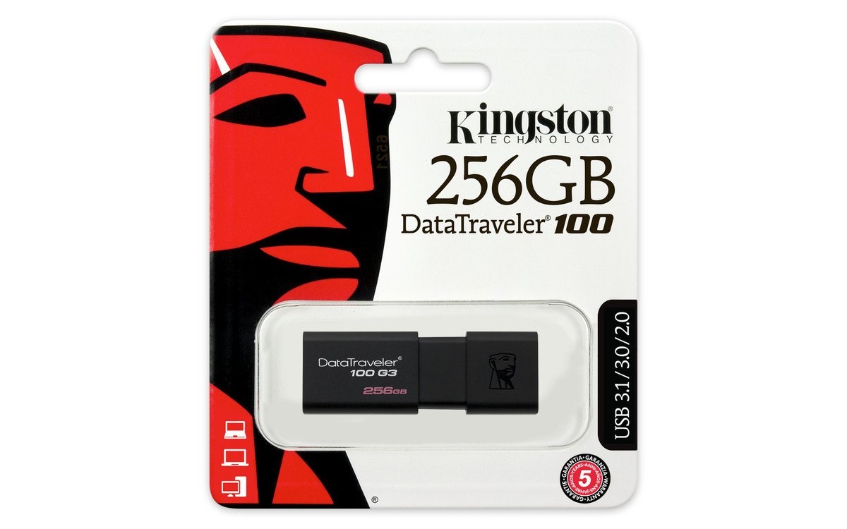Data Traveller 100 G3 Capless 3.0 - 256GB