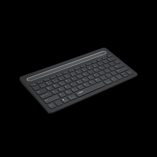 RAPOO XK100 US-Black Bluetooth Keyboard with Tablet Stand