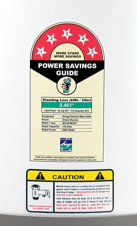 ORIENT Water Heater-Glass Line WH 1501M- 15 L