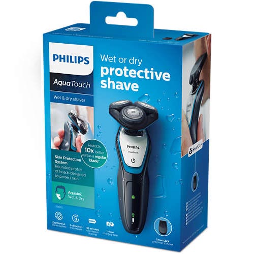 PHILIPS S5070/04 AquaTouch Wet and Dry Electric Shaver for Him