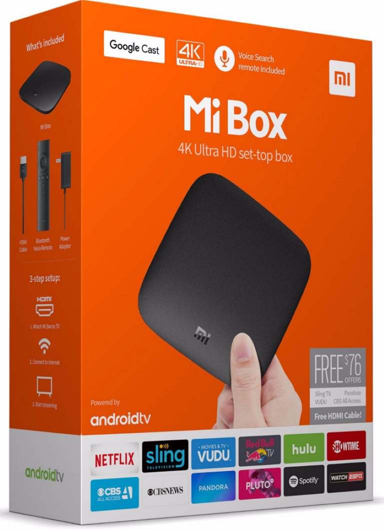 XIAOMI Mi Android TV Box- Black