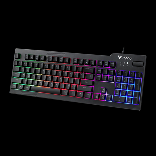 RAPOO V50S Backlit Gaming Keyboard- BLACK