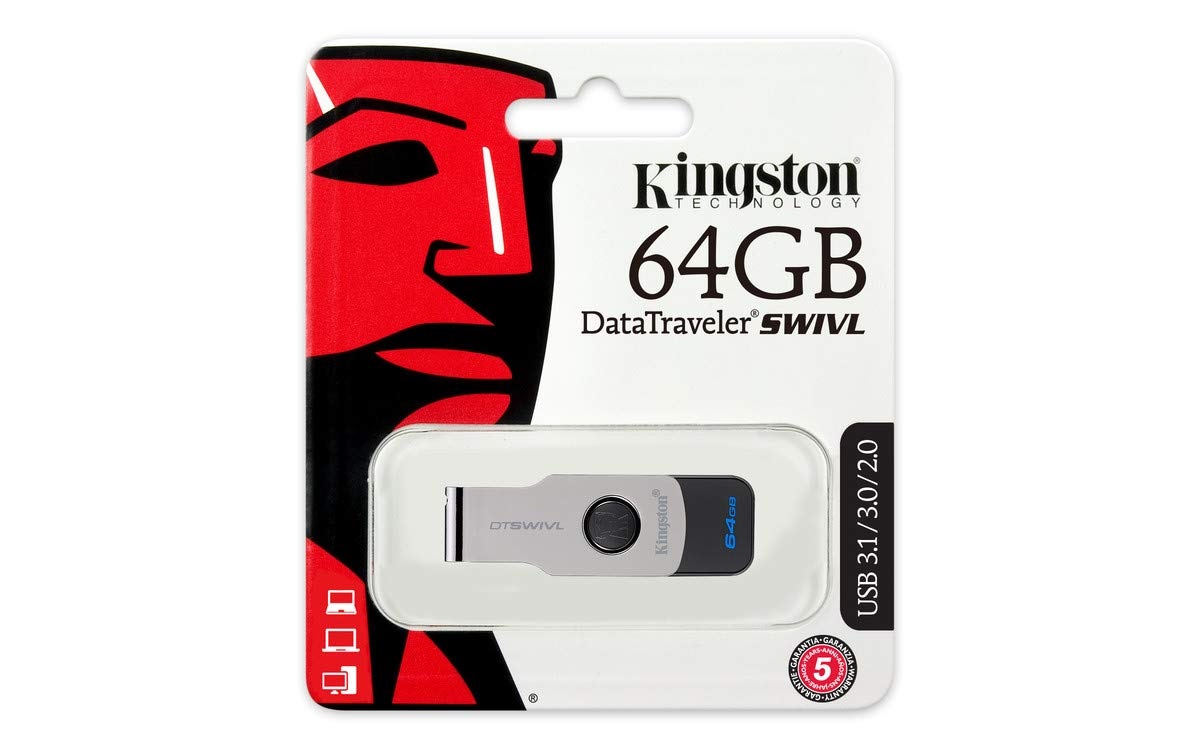 Data Traveller Swivel - 3.0 - 64GB