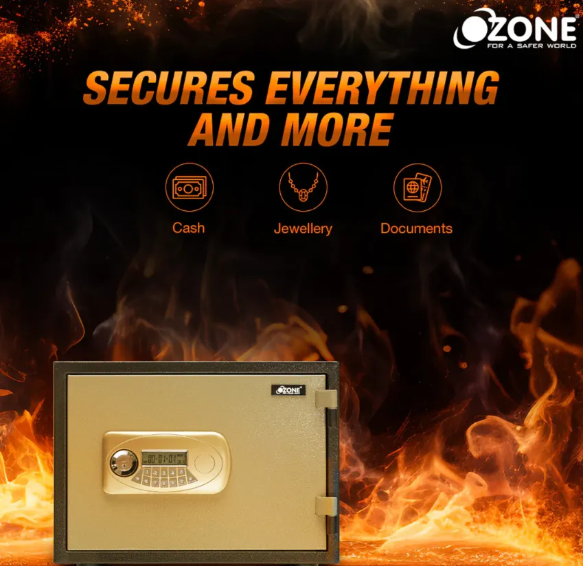 Ozone FIRE WARRIOR-11 Fire Resistant Digital Safe