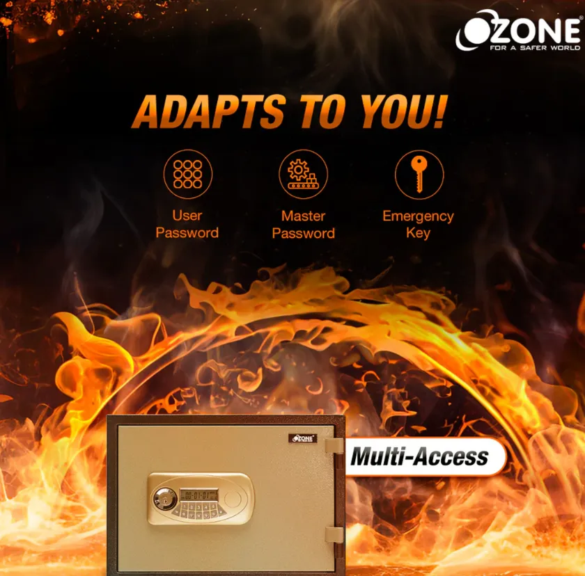 Ozone FIRE WARRIOR-11 Fire Resistant Digital Safe