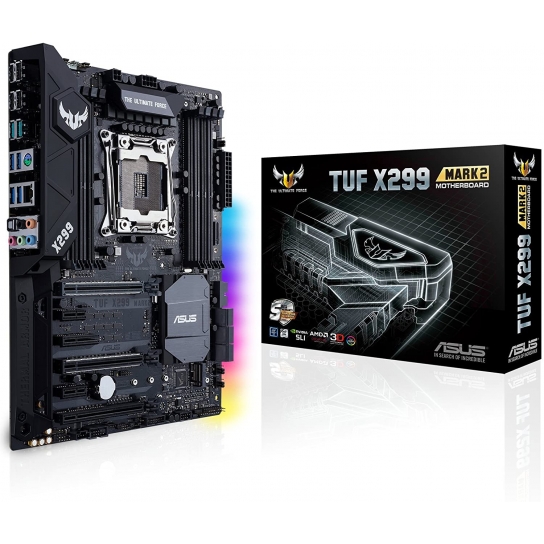 ASUS TUF X299 Mark 2 Gaming Intel LGA 2066 ATX motherboard with Thermal Armor