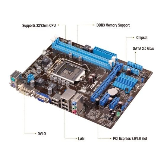 Asus H61M-K microATX Motherboard