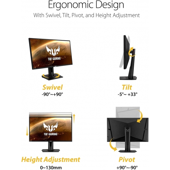 Asus TUF Gaming VG27AQ HDR 27 inch Gaming Monitor