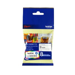 Brother M-K221 P-Touch Black/White KP (9mm x 8m)