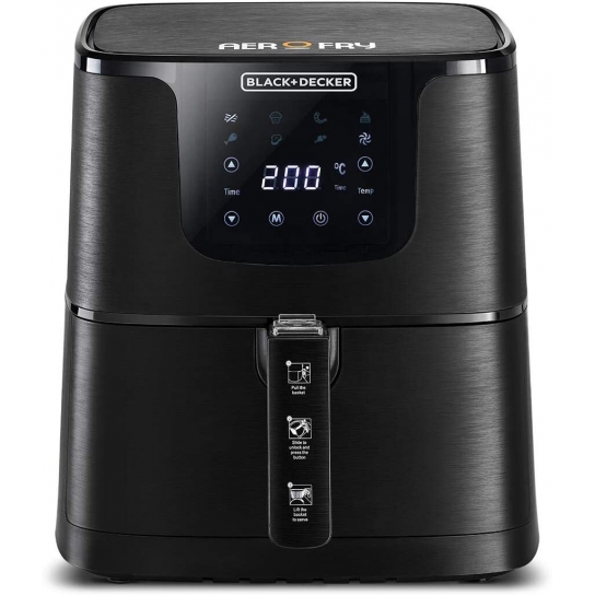 Black and Decker Digital XL Air Fryer, 4.3 Liters, Black - AF700-B