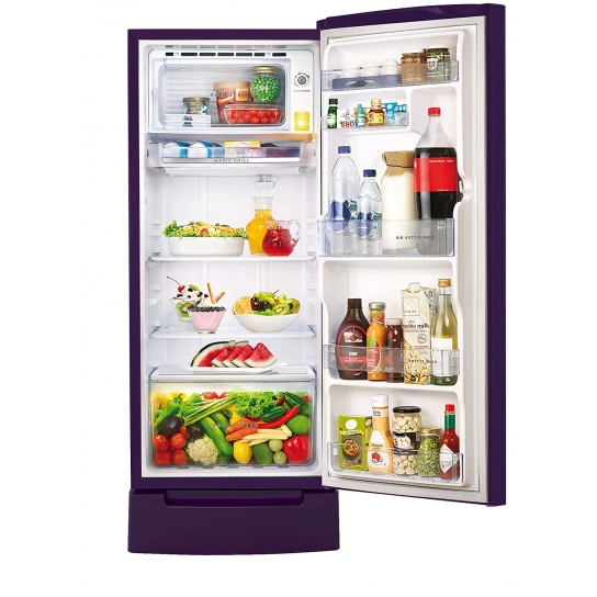Whirlpool Single Door Refrigerator 215 IMPRO ROY 3S -200L PURPLE MULIA
