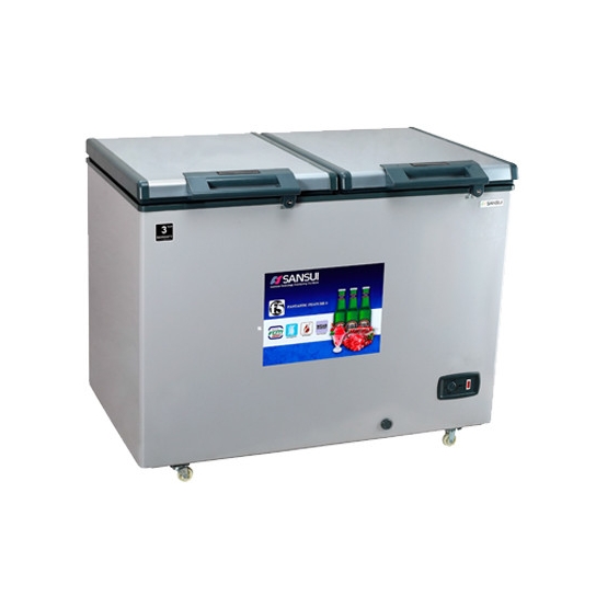 Sansui 400 Ltr Hardtop Double Door Deep Freezer